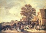 David Teniers  - Peintures - Fête populaire
