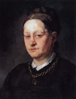 Heinrich Wilhelm Trübner - Peintures - Anna Trübner