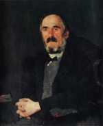 Heinrich Wilhelm Trübner - paintings - Bürgermeister Wilhelm Hoffmeister