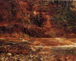 Heinrich Wilhelm Trübner - Peintures - Ruisseau de montagne à Prien