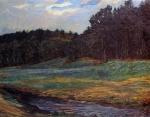 Heinrich Wilhelm Trübner  - paintings - Waldrand