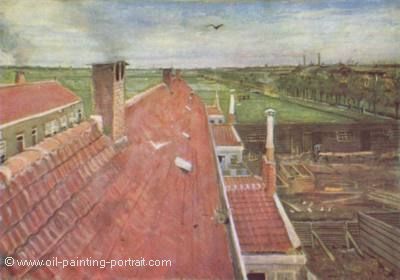 Daecher  Blick vom Atelier van Goghs am Schenkweg