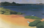 Felix Valletton - paintings - Die Bucht von Tregastel
