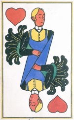 Felix Valletton  - Peintures - Ebauches pour un jeu de cartes en douze parties VI