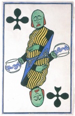 Felix Valletton  - Peintures - Ebauches pour un jeu de cartes en douze parties VII
