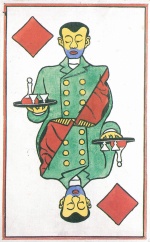 Felix Valletton  - Peintures - Ebauches pour un jeu de cartes en douze parties XII