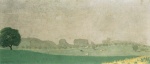 Felix Valletton  - Bilder Gemälde - Morgennebel in Romanel