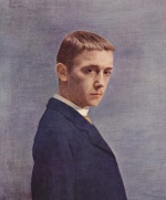 Felix Valletton  - Peintures - Auto-portrait de l'artiste à l'âge de 20 ans