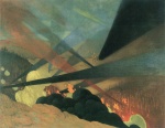 Felix Valletton  - Bilder Gemälde - Verdun