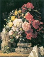 Ferdinand Georg Waldmüller - Peintures - Fleurs