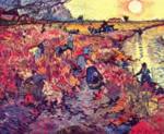 Vincent Willem van Gogh - paintings - Red Vineyards of Arles