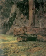 Ferdinand Georg Waldmueller  - Bilder Gemälde - Parthie aus dem Prater