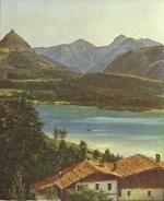 Ferdinand Georg Waldmueller  - Peintures - Lac de Wolfgangsee