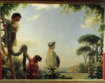 Anton von Werner - paintings - Bekränzung