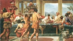 Anton von Werner - paintings - Das Gastmahl