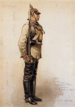 Anton von Werner - paintings - Garde-du-Corps-Kürassier