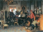 Anton von Werner - paintings - Im Etappenquartier vor Paris