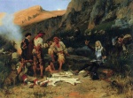 Anton von Werner - paintings - Josephs Wiedersehen mit seinem Vater in Ägypten