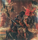 Anton von Werner - paintings - Katon zum Siegesdenkmalfries