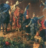 Anton von Werner - paintings - Katon zum Siegesdenkmalfries