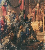 Anton von Werner - Bilder Gemälde - Katon zum Siegesdenkmalfries