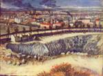 Vincent Willem van Gogh - Peintures - Ville avec usines