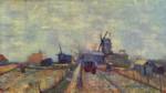 Vincent Willem van Gogh  - Peintures - Jardins potagers à Montmartre