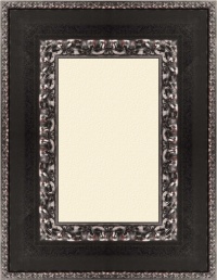 Baroque Frames -   - Cave silber-schwarz 11 cm