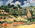 Vincent Willem van Gogh  - Peintures - Chaumières dans Cordeville