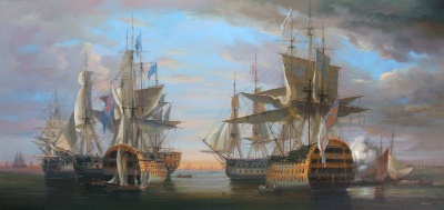 Naval battles -   - Seeschlacht von Admiral Nelson