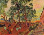 Vincent Willem van Gogh  - Bilder Gemälde - Irrenhausgarten von St Remy