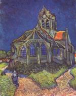 Vincent Willem van Gogh  - Bilder Gemälde - Kirche von Auvers