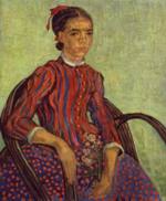 Vincent Willem van Gogh  - Peintures - La Mousmé dans le fauteuil