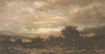 Carl Spitzweg  - paintings - Abendlandschaft