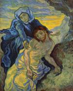 Vincent Willem van Gogh  - paintings - Pietà (After Delacroix)