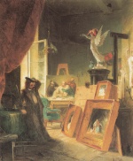Carl Spitzweg  - paintings - Der Historienmaler