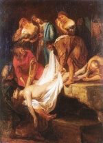 Carl Spitzweg  - Peintures - Mise au tombeau du Christ