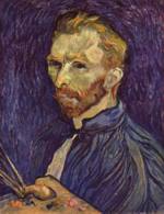 Vincent Willem van Gogh  - Bilder Gemälde - Selbstportrait mit Palette