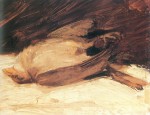 Franz Marc - Peintures - Le moineau mort