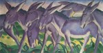 Franz Marc  - Peintures - Frise aux ânes