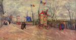 Vincent Willem van Gogh  - paintings - Strassenszene auf dem Montmartre
