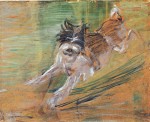 Franz Marc  - Bilder Gemälde - Springender Hund