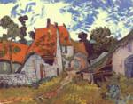 Vincent Willem van Gogh  - paintings - Village Street in Auvers. Auvers-sur-Oise