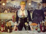 Edouard Manet - Peintures - Bar aux Folies Bergère