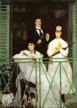Edouard Manet - paintings - The Balcony