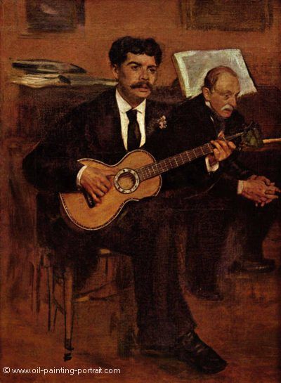 Der Gitarrist Pagans und Monsieur Degas