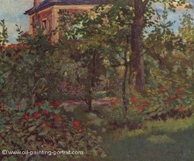 Eine Ecke im Garten von Bellevue