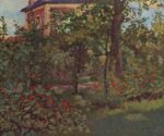 Edouard Manet - Peintures - Un coin dans le jardin de Bellevue