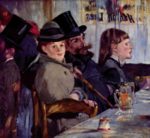 Edouard Manet - Bilder Gemälde - Im Cafe (Cabaret von Reichshoffen)