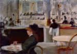 Edouard Manet - Bilder Gemälde - Im Cafe